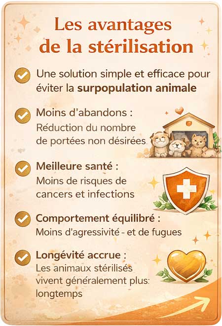 Informations stérilisation - avantages